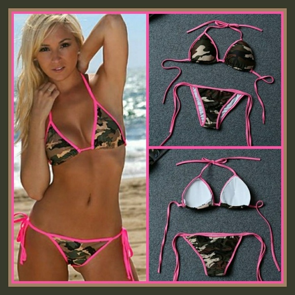 Moon Goddess Boutique Other - New Sexy Camouflage push up bikini Sz: Sm